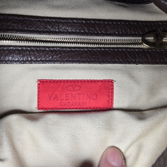 Valentino Garavani Couture - Red Label: Brown Leather Shoulder Bag | Italy - Picture 7 of 11